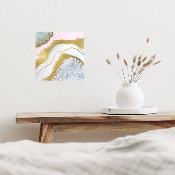 ❗️🌟❗️ HOST PICK - "Divine Feminine" Resin Geode on Wood Panel - Picture 2 of 2